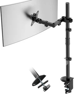 Single Monitor Arm Desk Mount, Extra Tall Fully Adjustable Monitor Mount, Holds - Picture 1 of 6