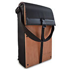 Laptop Backpack Roll-Top Rucksack | WOODSACK with Laptop Case Water-Resistant