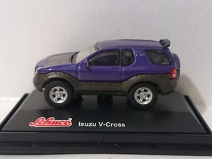 * 1/72 SCHUCO classic isuzu v-cross model display car in purple - cased - Picture 1 of 6