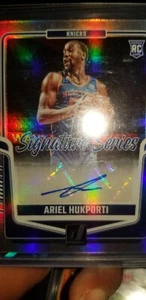 2024-25 DONRUSS SIGNATURE SERIES HUKPORTI SILVER PRIZM ROOKIE AUTO RC - Picture 1 of 1