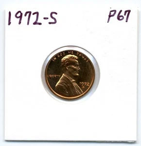 US. Ein Cent. Lincoln. 1972-S Gem Proof - Bild 1 von 2