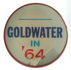 Barry Goldwater / Goldwater in '64  -  3" Flasher Button - FULL COLOR - Vari Vue