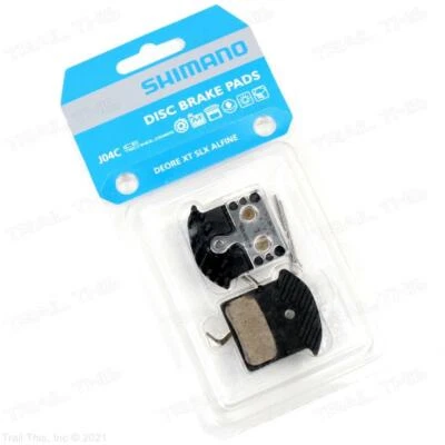 Shimano J04C Metal Bike Disc Brake Pads for XTR XT SLX with ICE Tech Cooling Fin - Image 1 of 4