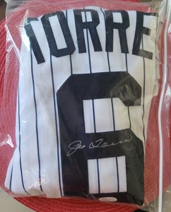 Joe Torre Autograhed New York Yankees Home Pinstrips Jersey JSA COA - Picture 1 of 1
