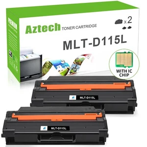2PK MLT-D115L Toner Cartridge For Samsung Xpress SL-M2830DW SL-M2880FW SLM2870FW - Picture 1 of 11