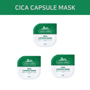 VT Cica Capsule Mask 7.5g x 3 ea Wash-Off Pack K-Beauty - Picture 1 of 1