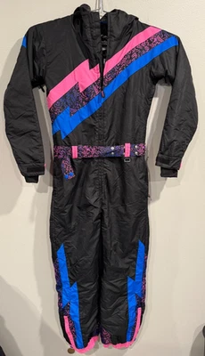 Traje de nieve Tipsy Elves Night Run neón de una pieza para hombre talla S traje de esquí retro años 80 Foto 1 de 4