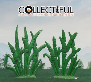 TALL GRASS / PLANTS / BUSHES - 2X LEAD FIGURES FOR DIORAMA - BRITAINS SIZE 🔥307 - Picture 1 of 2