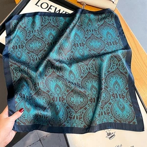 100 % Reine Seide Quadrat Schal Frauen Seide Halstuch Bandana Haar Schal 21"x21" - Bild 1 von 16