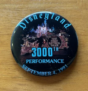 1991 Disneyland 3000th Performance Electrical Parade Limited Edition Button - Picture 1 of 4