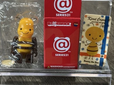 Medicom Toy Bearbrick Series 21 Buzzy The Bee Bear  S21 Karel Chapek Be@rbrick - Image 1 of 3