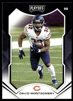 2021 Panini Playoff David Montgomery Chicago Bears #128 - Image 1 of 2