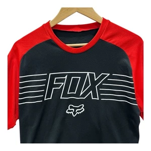 Fox Racing Ranger Red & Black Jersey Tee Large - Picture 1 of 13