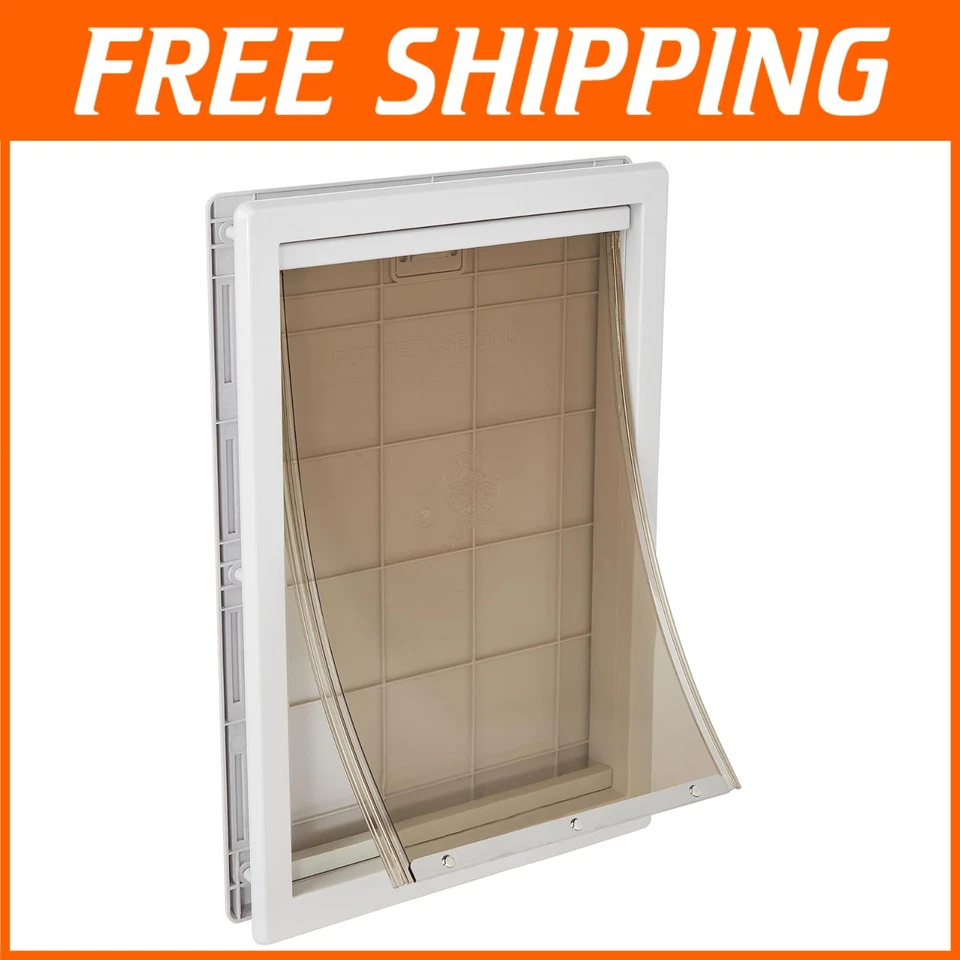 Extra Large Designer Plastic Pet Door with Telescoping Frame for Giant Dogs - Image 1 of 4
