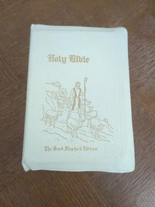 Vintage 1946 Holy Bible White The Good Shepherd Edition, Excellent Condition - Bild 1 von 7