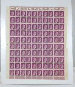 Stamp Germany Mi 785 Sc 510 Sheet 1941 WWII Fascism War Era Hitler MNH - Picture 1 of 5