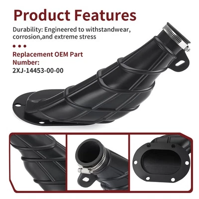 Boot Intake Tube # 2XJ-14453-00-00 For Yamaha 1988 - 2006 Blaster 200 ATV 2x4 - Image 1 of 4