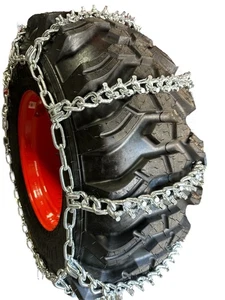TireChain.com 12-16.1 Stud Ladder Tractor Tire Chains set of 2 - Picture 1 of 4