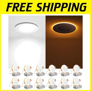 12 Pack 3 Inch 5CCT LED Recessed Ceiling Light wit - Picture 1 of 8