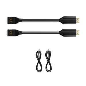 HDMI Extender RJ45 Extension Up To 50m 60m Network Ethernet LAN Cable For HDTV - Afbeelding 1 van 12