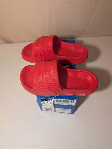 Sandali Adidas Adilette 22 Slides rossi unisex taglia US 5 comodi slip on