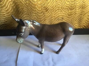 Vintage Beswick brauner Esel 1960er Jahre 4 1/2"" hoch 5 1/2"" lang 1 1/2"" breit  - Bild 1 von 7