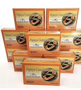 Jabón de papaya 125 g | Original Herbal Skin Complexion Bar - Imagen 1 de 12