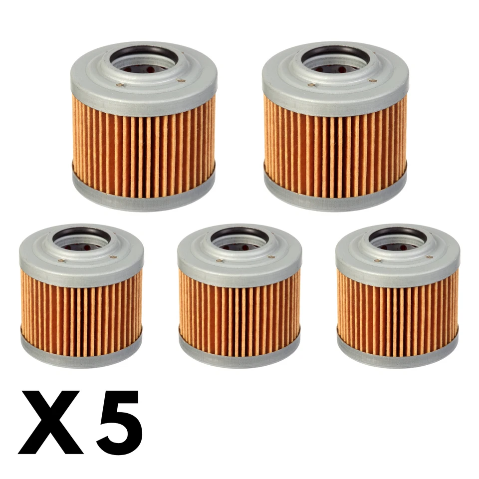 Paquete de 5 filtros de aceite blancos para BMW G650X Challenge 2007-2009 Foto 1 de 1