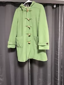 J Crew Pea Coat Thinsulate grün Knebelknöpfe Damen ca. Gr. Large - Bild 1 von 5