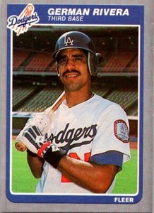 1985 Fleer Baseball 382 German Rivera
