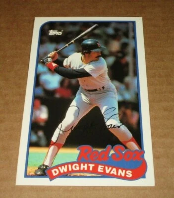 1989 TOPPS / LJN BASEBALL TALK #109 DWIGHT EVANS BOSTON RED SOX - Image 1 of 2