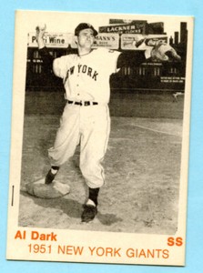 1975 TCMA 1951 New York Giants - Al Dark - Box 912