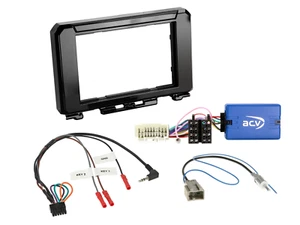 ACV AKSZ13 Suzuki Jimny 2018-2024 Gloss Black Double DIN Radio Installation Kit - Picture 1 of 1