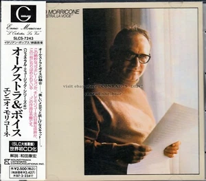 Ennio Morricone "L'ORCHESTRA, LA VOCE" Japan SLC CD out of print - Picture 1 of 2