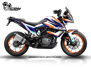 NEW Graphic kit for ktm 390 Adventure Graphic Decal Sticker Kit (20ST-W) - Picture 1 of 8