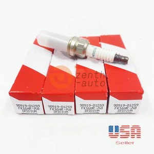 OEM For 2013-2018 Toyota AVALON HYBRID 4Pcs 90919-01259 Spark Plug IRIDIUM - Picture 1 of 5