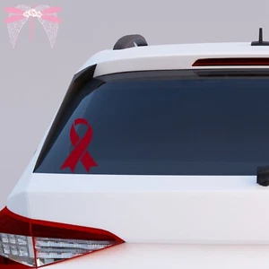 Multiple Myeloma Cancer Awareness Ribbons Burgundy Vinyl Decal Stickers 22 Sizes - Picture 1 of 3