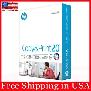 Drukarka HP Papier Office 20 8,5 x 11 Kopia Druk List Rozmiar 1 Ream 500 arkuszy - Zdjęcie 1 z 7