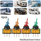 Upgrade Your Ride with 4PCS 12V LED Rocker Switches Perfect for Automotive Mods