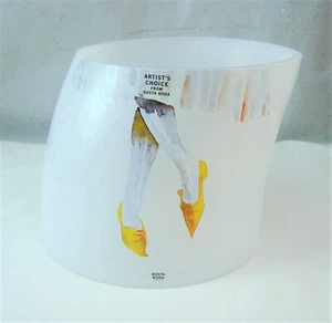 Kosta Boda CATWALK by Kjell Engman (signed) Hoof-Shaped Vase NEW w/Sticker - Picture 1 of 7