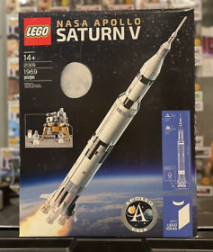 Lego Saturn V Rocket and Lego Lander Set 21309 1,969 Pieces BRAND NEW, UNOPENED