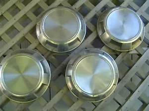 4 DODGE PICKUP TRUCK POWER WAGEN CHRYSLER PLYMOUTH MOPAR HUBCAPS WHEEL COVERS - Picture 1 of 11