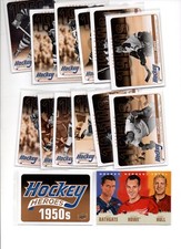2011-12 Upper Deck Hockey Hockey Heroes HH1-13+1950's 'Header and Art Card