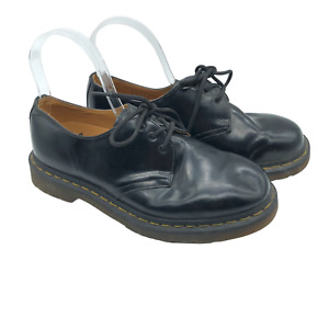 Dr Martens 1461 Black Smooth Oxford Leather Mens 6 Womens 7