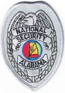 National Security Alabama breast patch (approx. 3.3x2.4 inch) - Picture 1 of 1