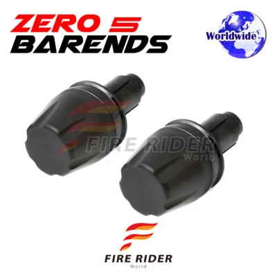 ZERO5 Billet Black Bar Ends Pair For Suzuki DR-Z 400 S/SM/E 08 09 10 11 12 13 - Image 1 of 3