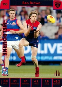 2023 MELBOURNE DEMONS AFL Card BEN BROWN Teamcoach - Bild 1 von 3