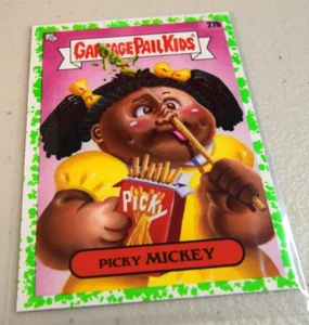 Food Fight Picky Mickey Green Parallel Garbage Pail Kids GPK - Picture 1 of 2