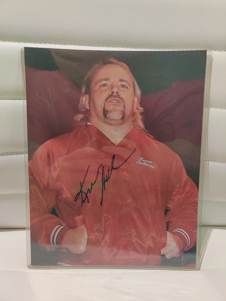 Foto 8X10 autografiada vintage de Kevin Sullivan con certificado de autenticidad WCW NWA LUCHA LIBRE  Foto 1 de 4