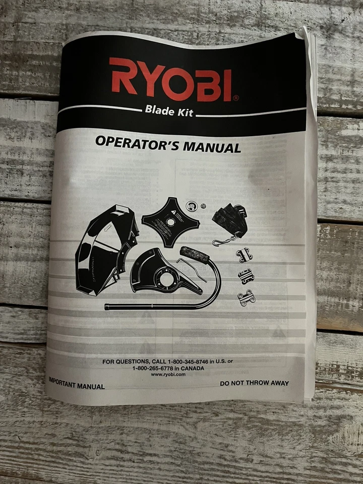 Ryobi 300026 1079r & 2079r Brush Cutter Manual - Image 1 of 1